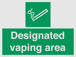 Designated vaping area
